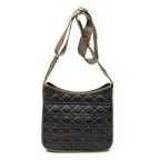 Shoulder Bag Panarea Crossbody Brown Cannage Coated Canvas