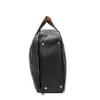 Travel Bag Vintage Large Travel Suitcase Black Microguccissima Coated Canvas