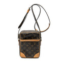 Shoulder Bag Danube Brown Monogram Canvas