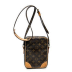 Shoulder Bag Danube Brown Monogram Canvas