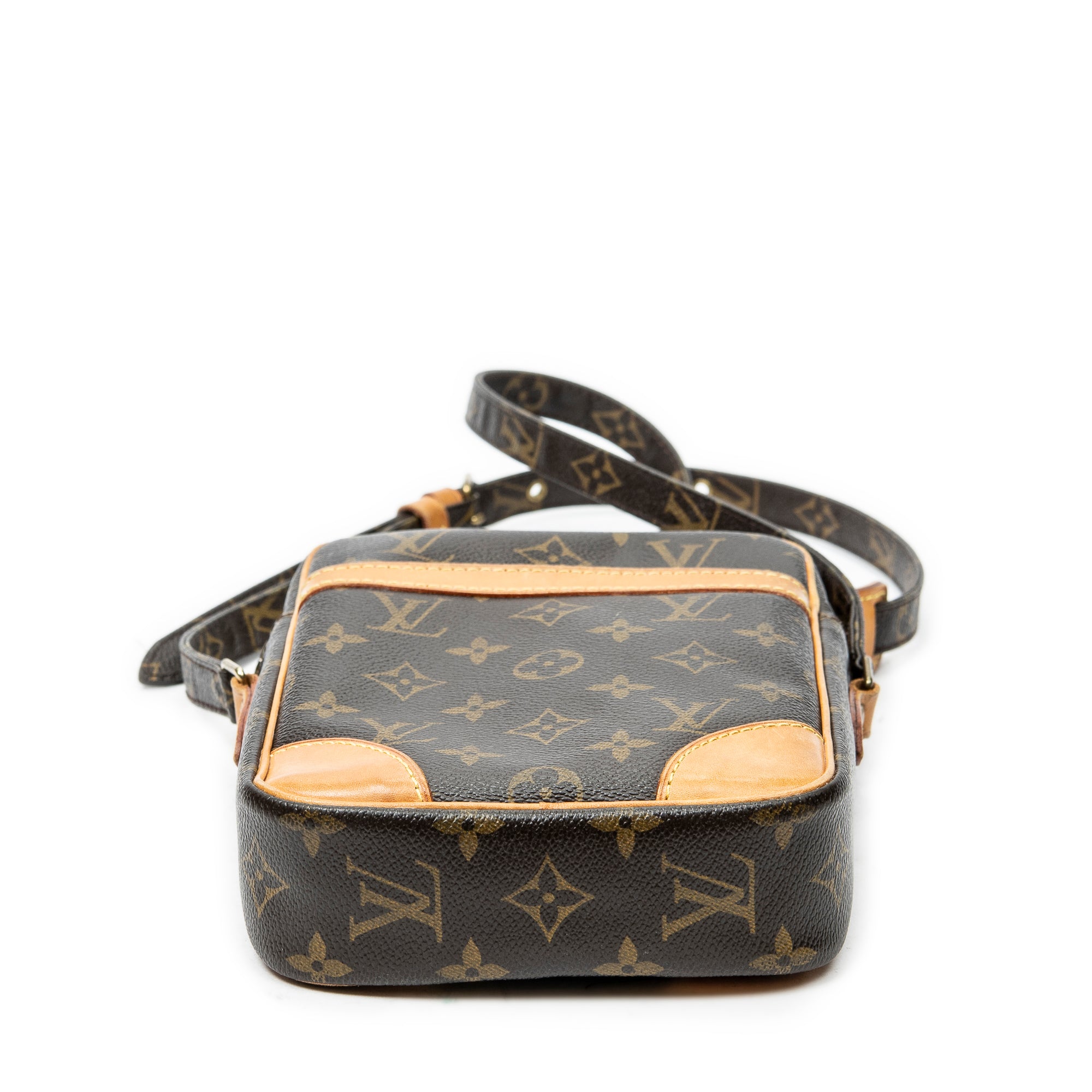 Shoulder Bag Danube Brown Monogram Canvas