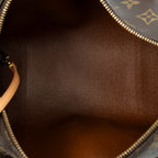 Handbag Papillon 30 Brown Monogram Canvas