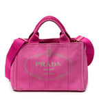 Prada - Petit cabas Canapa - Fuchsia