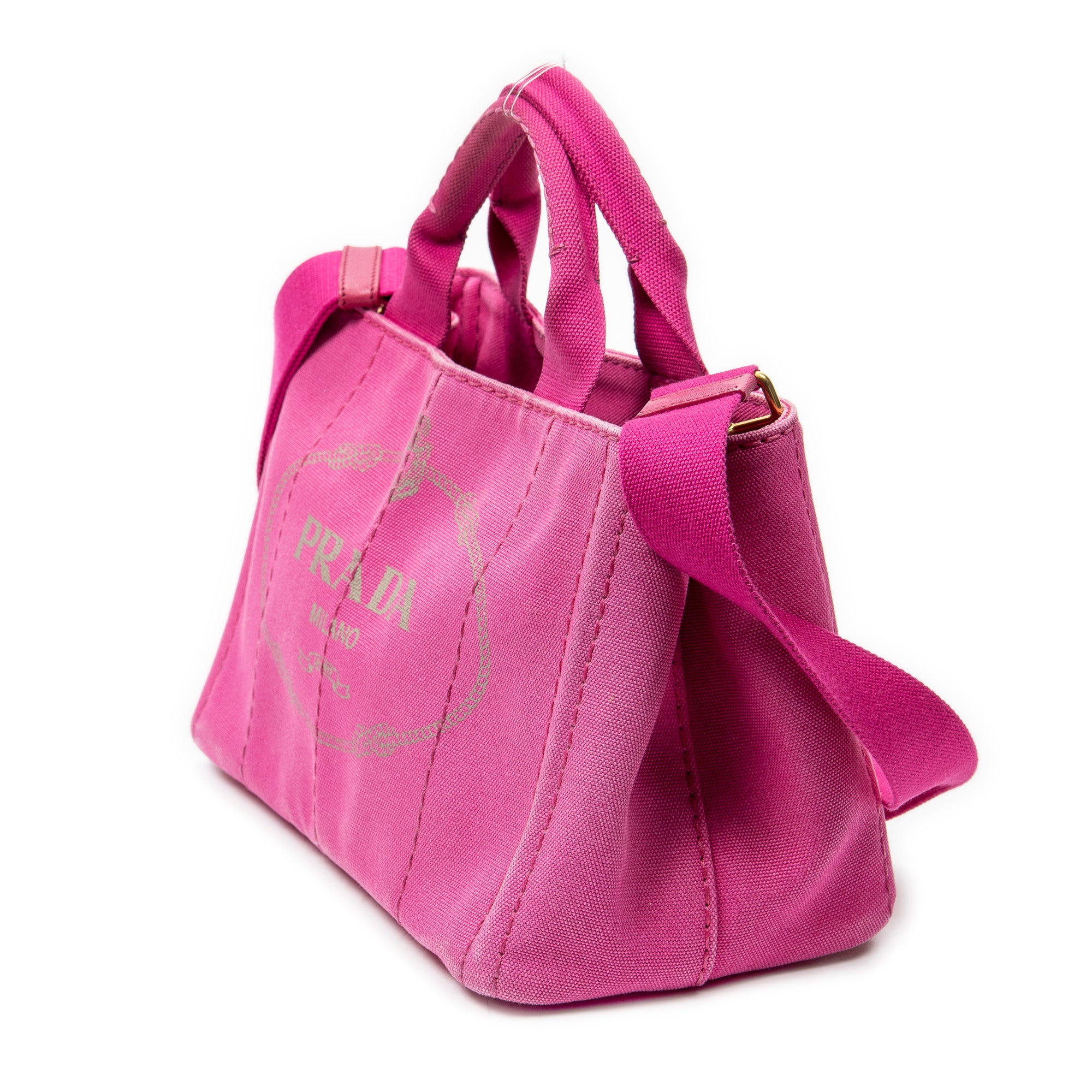 Prada - Petit cabas Canapa - Fuchsia