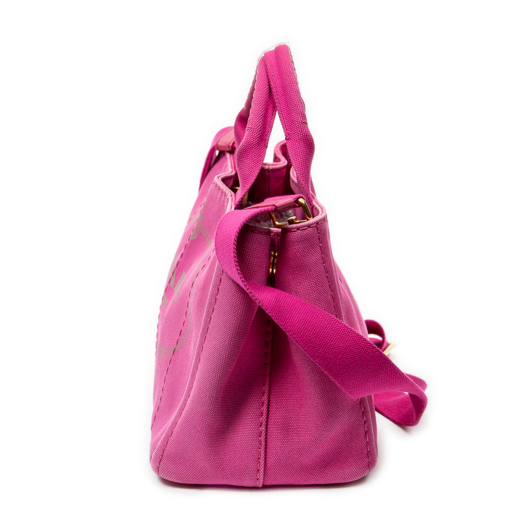 Prada - Petit cabas Canapa - Fuchsia