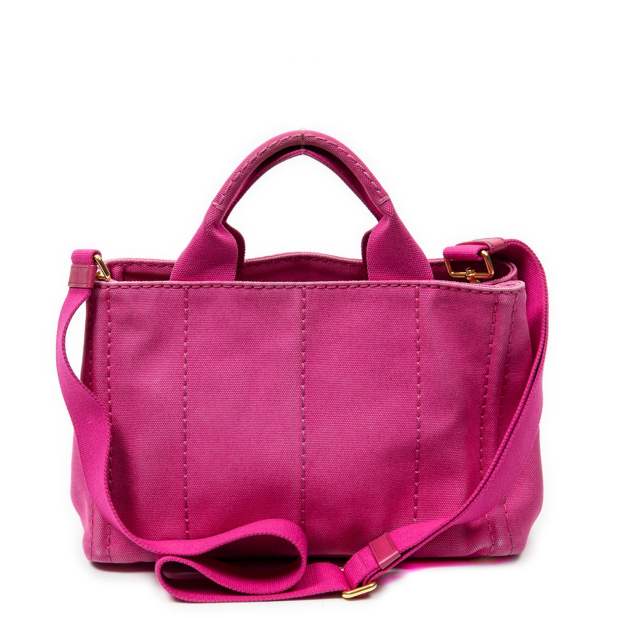 Prada - Petit cabas Canapa - Fuchsia