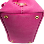 Prada - Petit cabas Canapa - Fuchsia