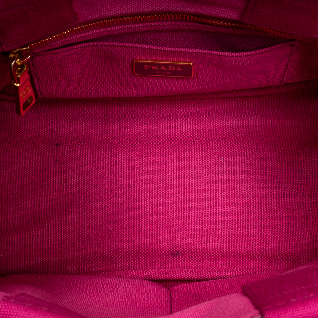 Prada - Petit cabas Canapa - Fuchsia