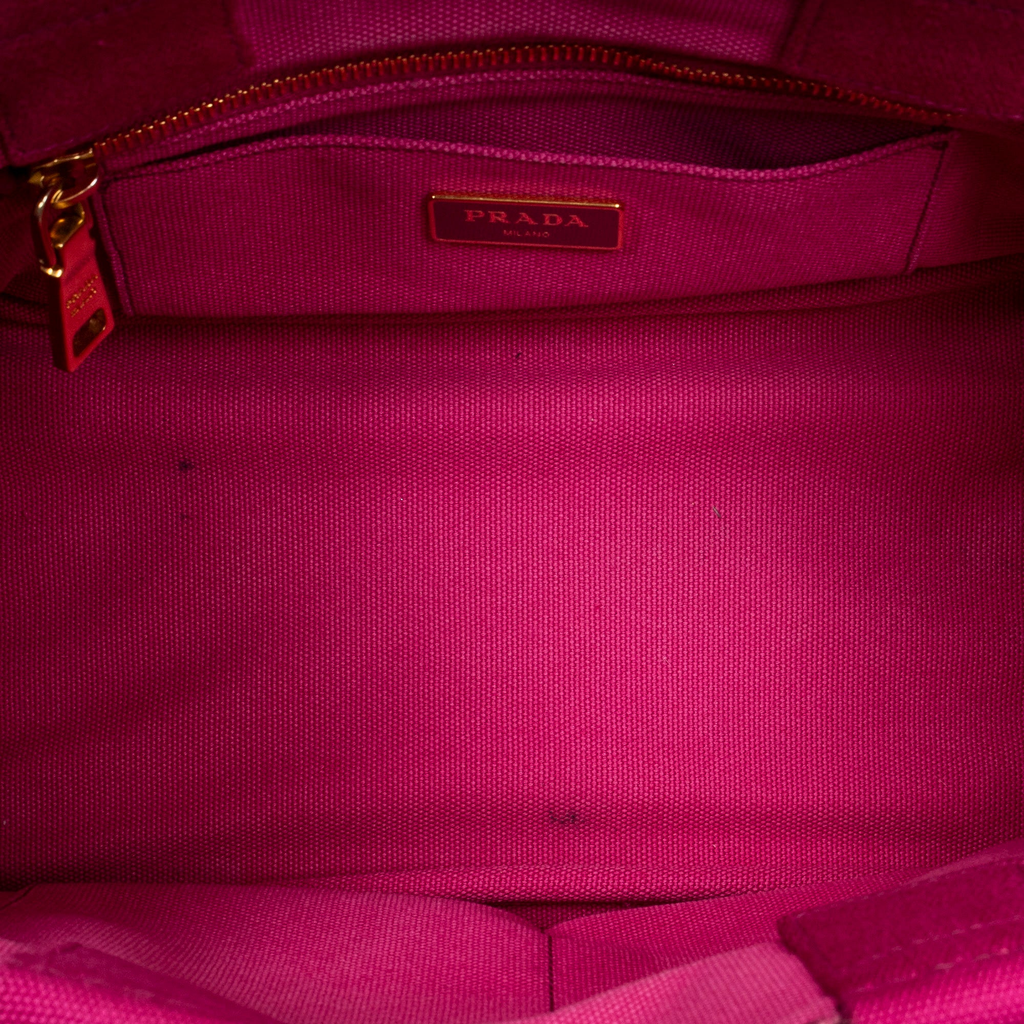 Prada - Petit cabas Canapa - Fuchsia