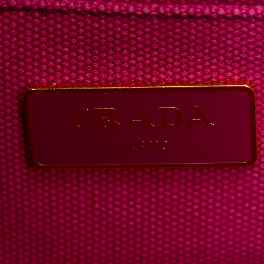 Prada - Petit cabas Canapa - Fuchsia