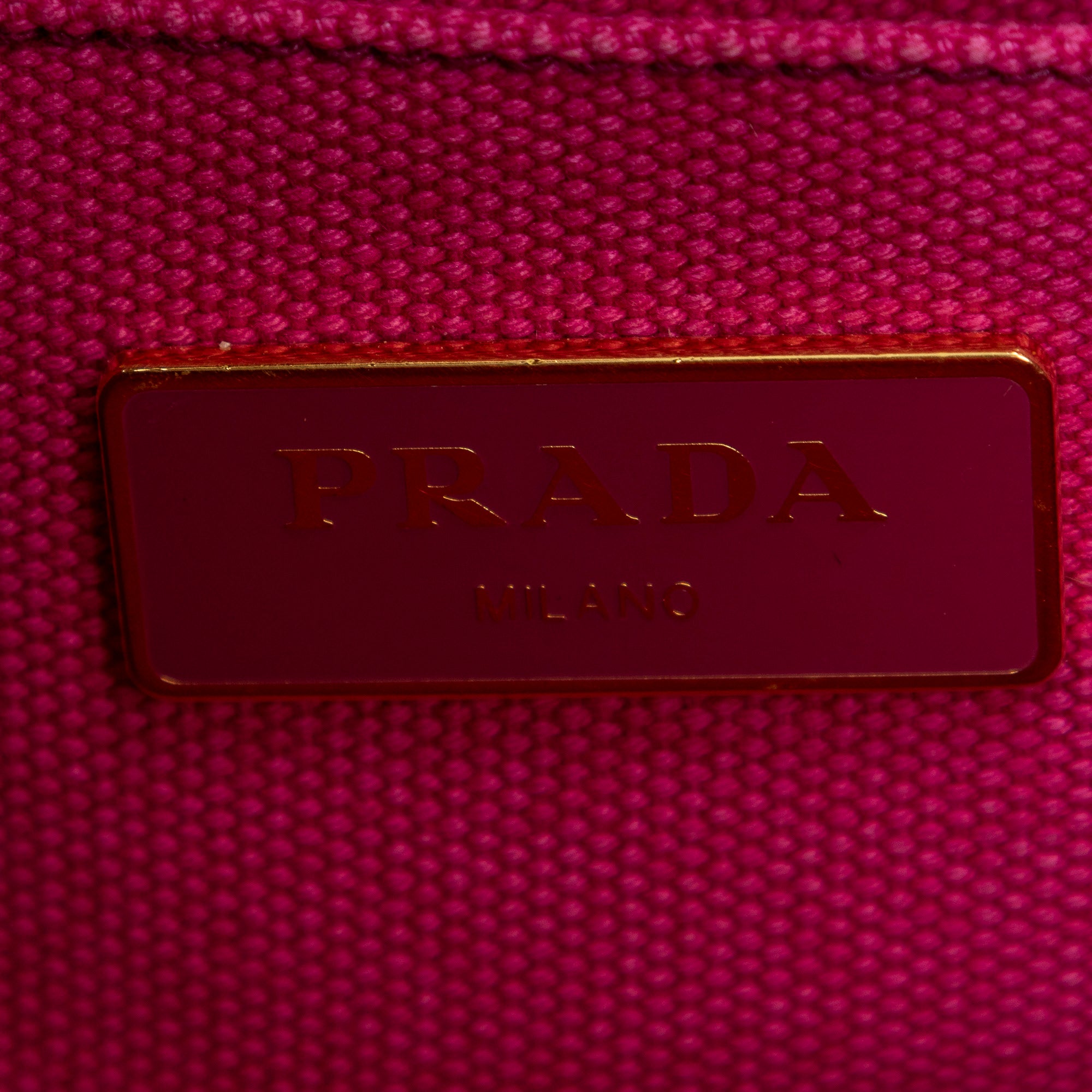 Prada - Petit cabas Canapa - Fuchsia