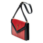Yves Saint Laurent - Sacoche Gaby Envelope - Rouge/Noir