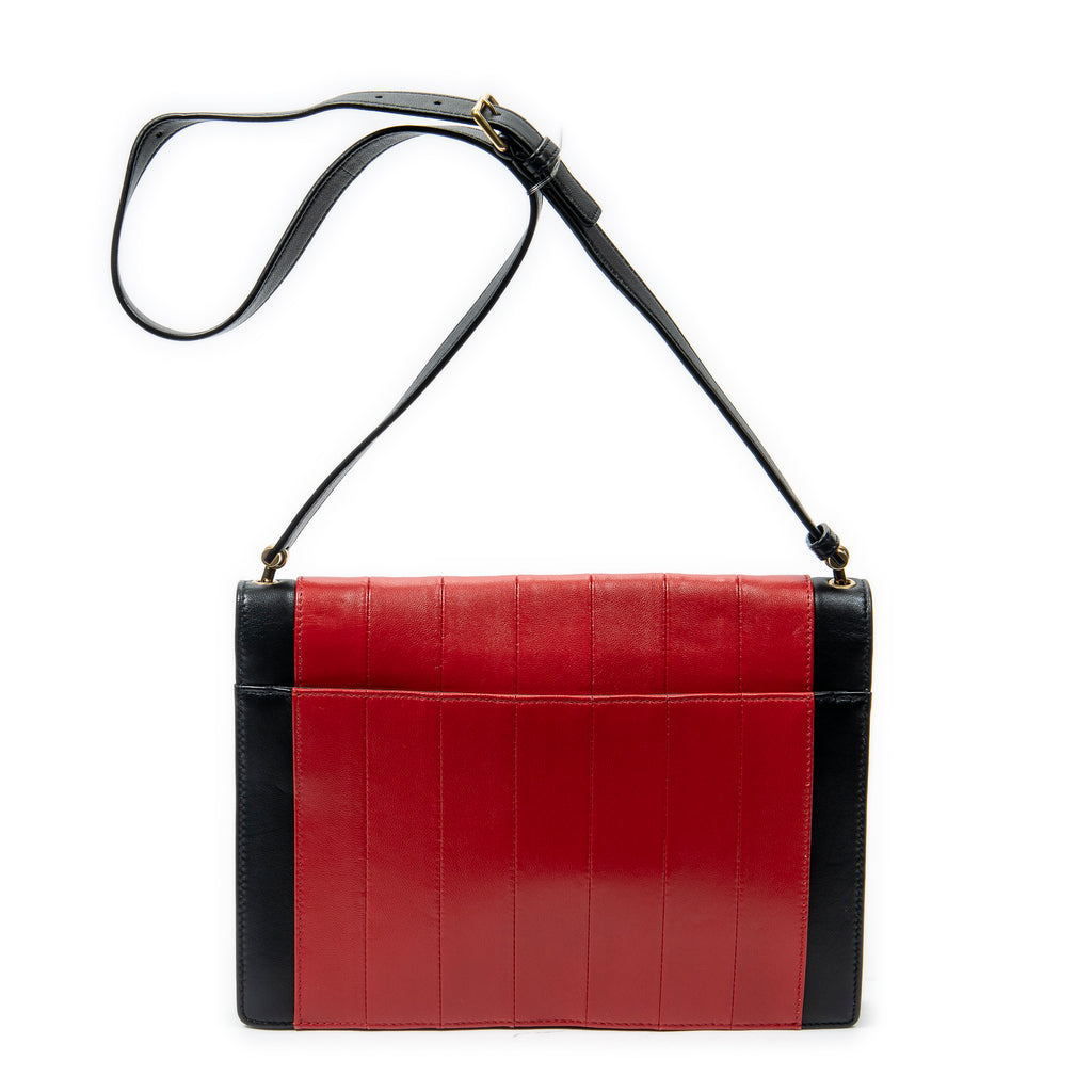 Yves Saint Laurent - Sacoche Gaby Envelope - Rouge/Noir