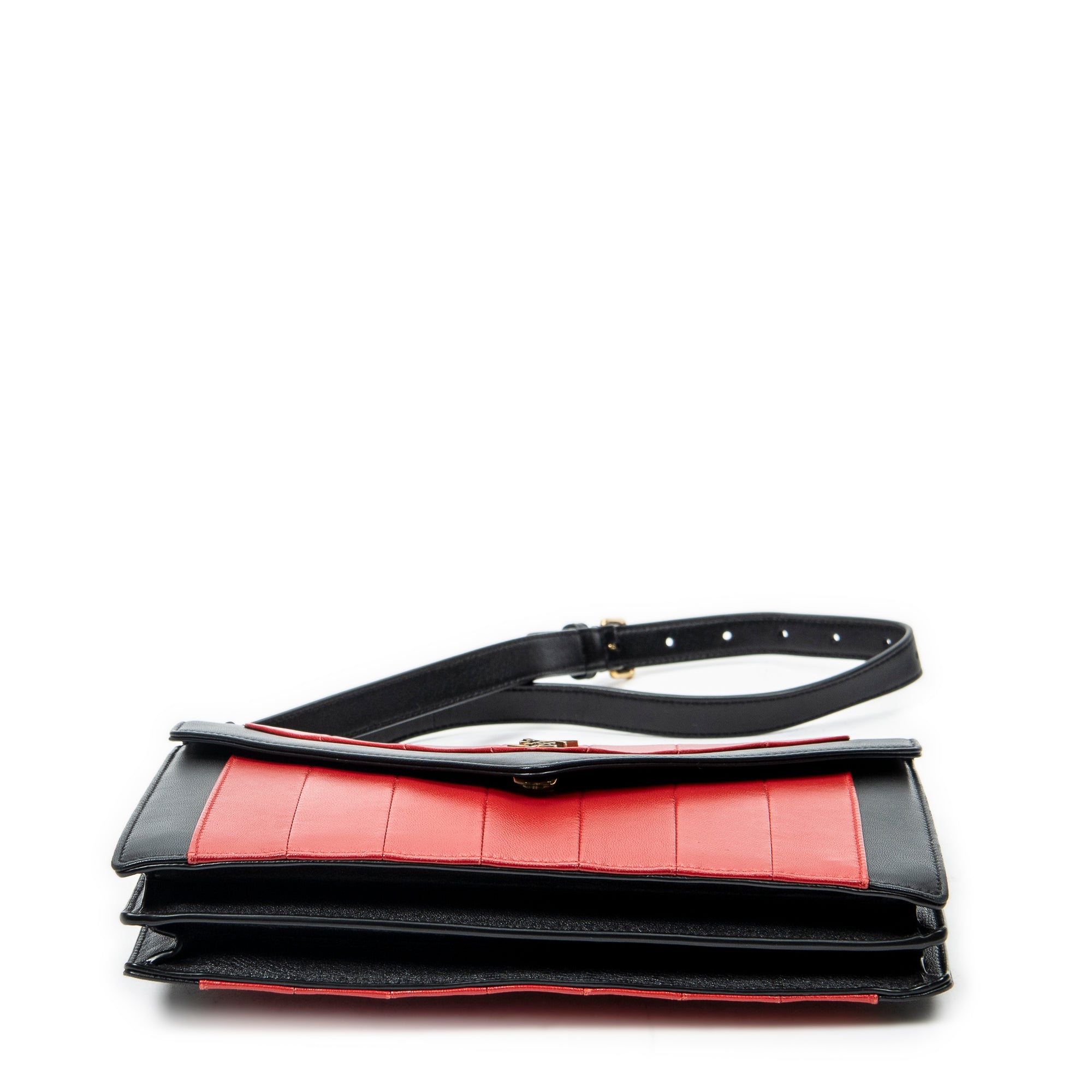 Yves Saint Laurent - Sacoche Gaby Envelope - Rouge/Noir