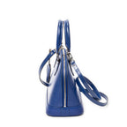 Handbag Alma BB Blue Electric Epi