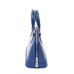 Handbag Alma BB Blue Electric Epi