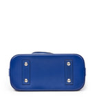 Handbag Alma BB Blue Electric Epi