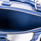 Handbag Alma BB Blue Electric Epi