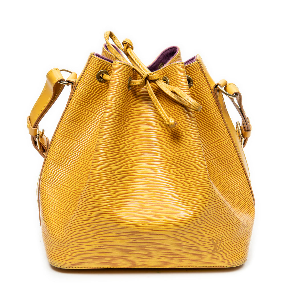 Bolso de hombro Noe PM Epi amarillo