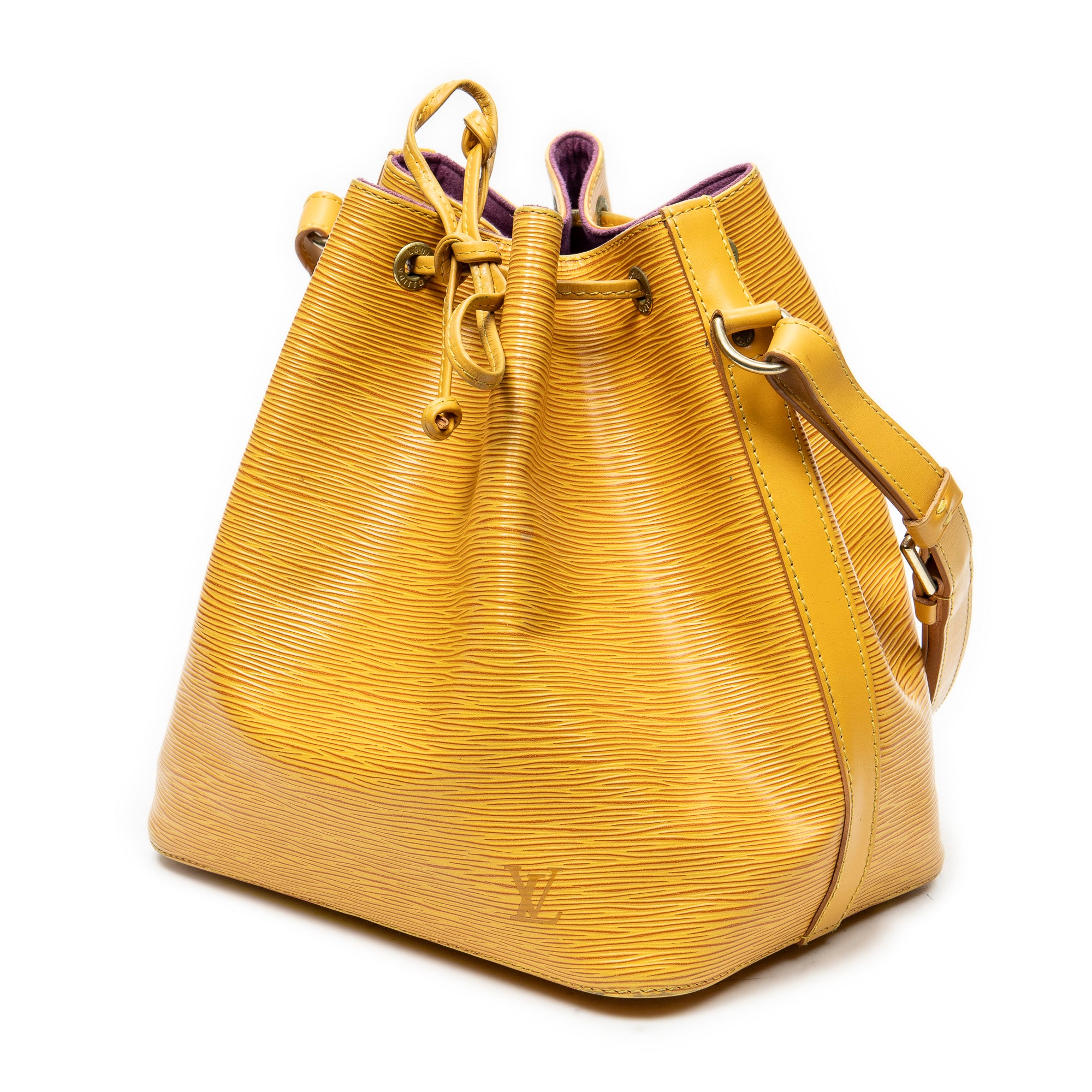 Bolso de hombro Noe PM Epi amarillo