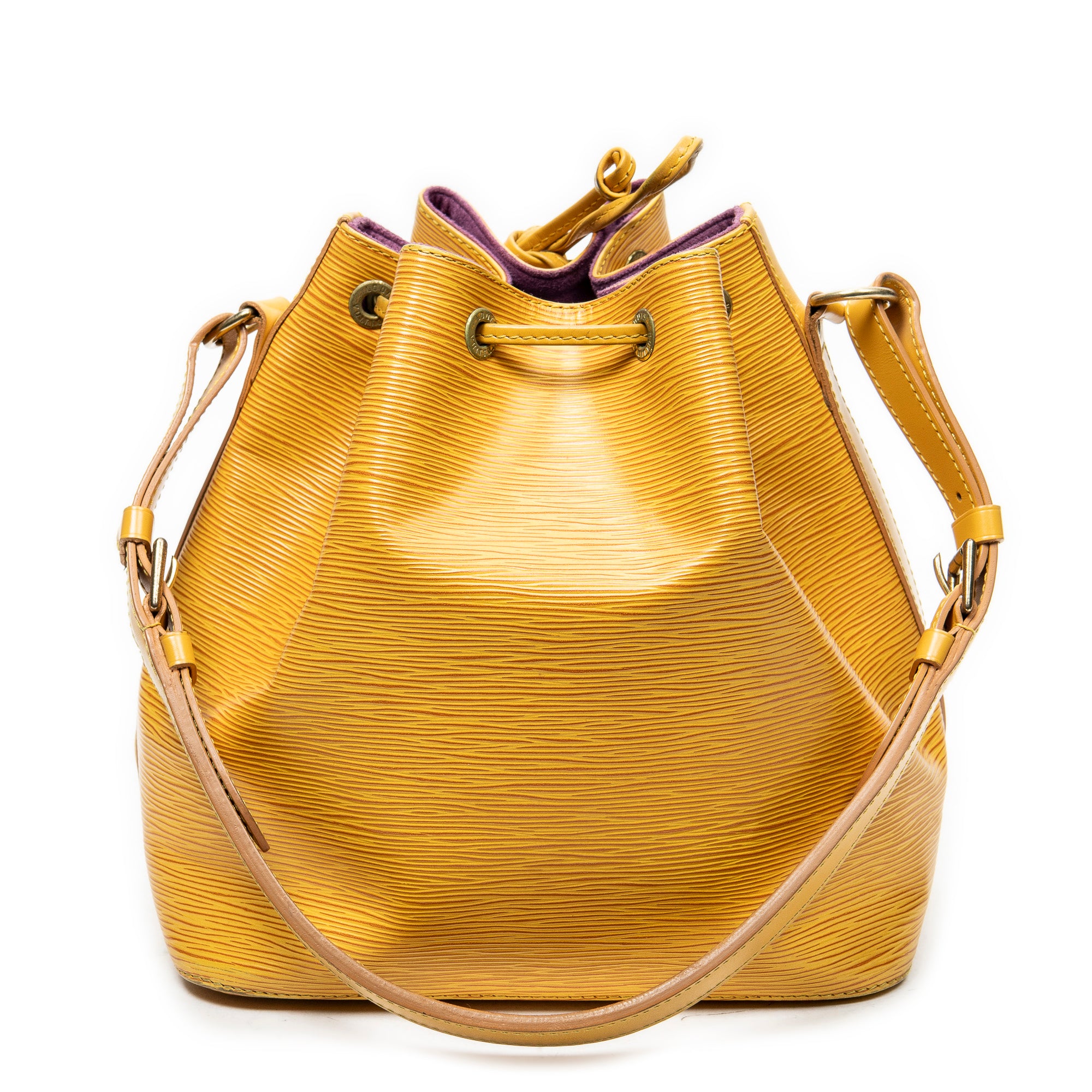 Bolso de hombro Noe PM Epi amarillo