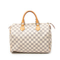 Handbag Speedy 30 Ivory Damier Azur