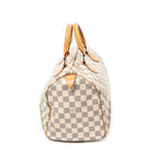 Handbag Speedy 30 Ivory Damier Azur