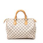 Handbag Speedy 30 Ivory Damier Azur