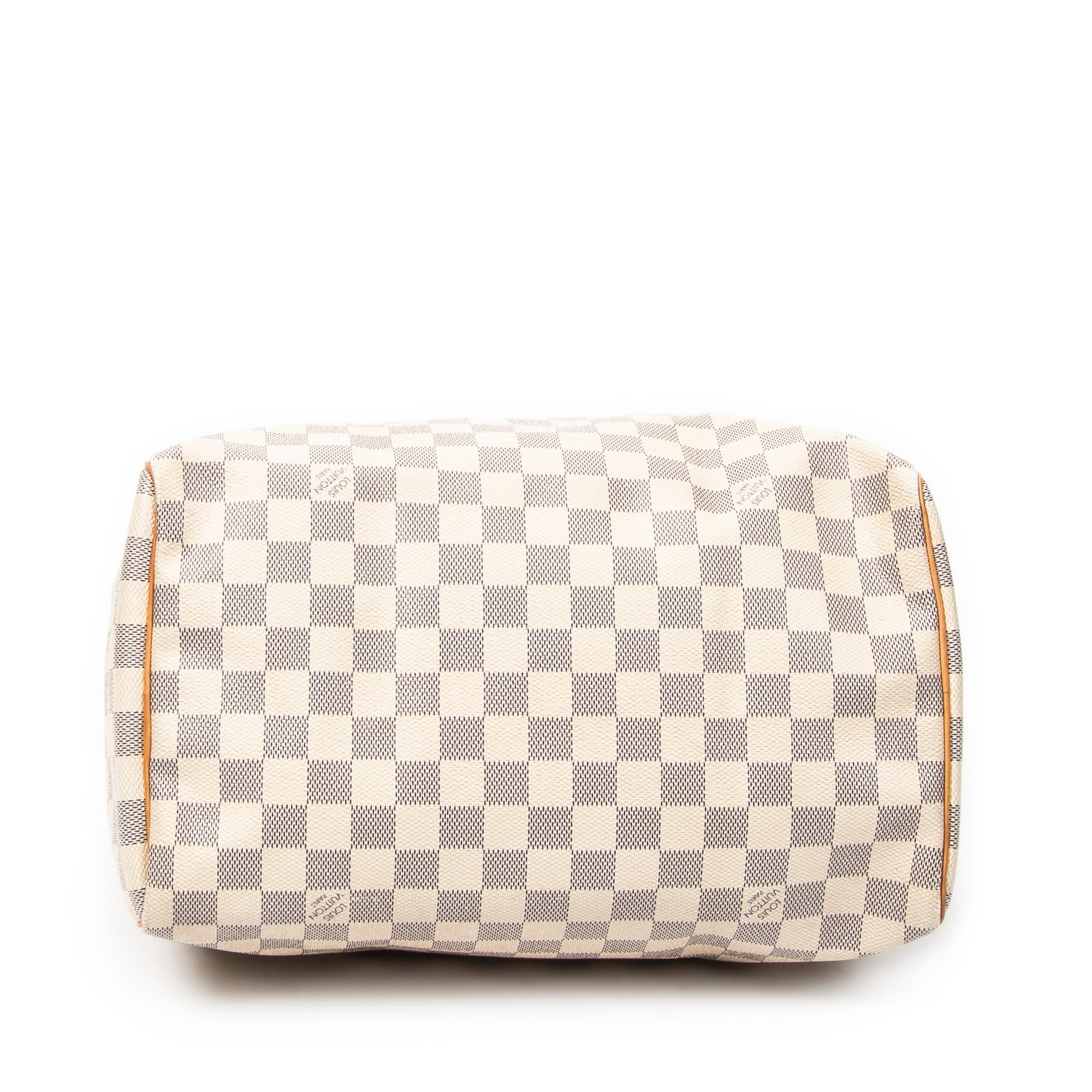 Handbag Speedy 30 Ivory Damier Azur