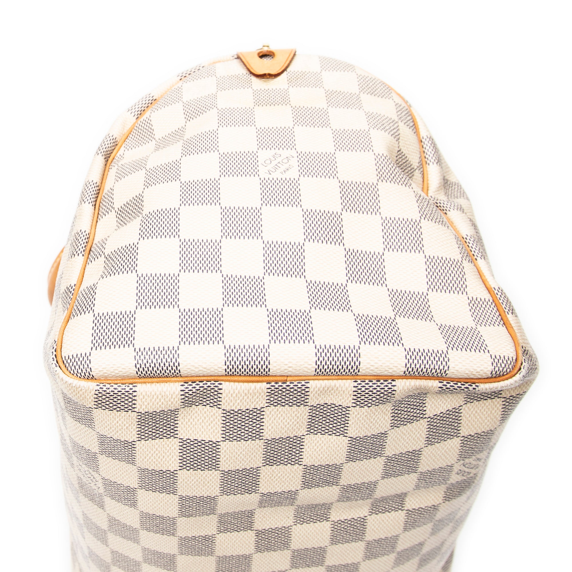 Handbag Speedy 30 Ivory Damier Azur
