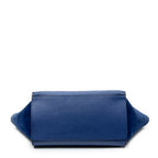 Shoulder Bag Small Trapeze Royal Blue Grained Calfskin Leather