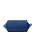 Shoulder Bag Small Trapeze Royal Blue Grained Calfskin Leather