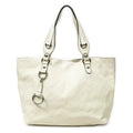 Shoulder Bag Icon Bit Tote White Guccissima Leather