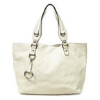 Shoulder Bag Icon Bit Tote White Guccissima Leather