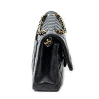 Shoulder Bag Classic Double Flap 26 Black Quilted Lambskin Leather