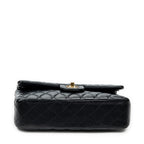 Shoulder Bag Classic Double Flap 26 Black Quilted Lambskin Leather