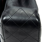 Shoulder Bag Classic Double Flap 26 Black Quilted Lambskin Leather