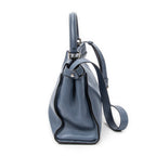 Shoulder Bag Medium Peekaboo Light Blue Calfskin Leather