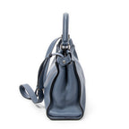 Shoulder Bag Medium Peekaboo Light Blue Calfskin Leather