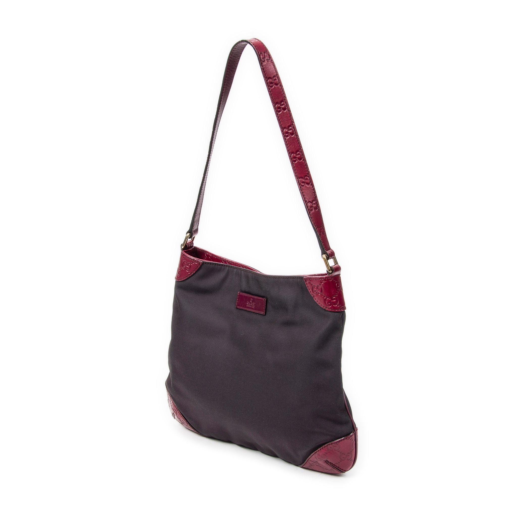 Shoulder Bag Shoulder Hobo Purple Canvas