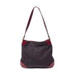 Shoulder Bag Shoulder Hobo Purple Canvas