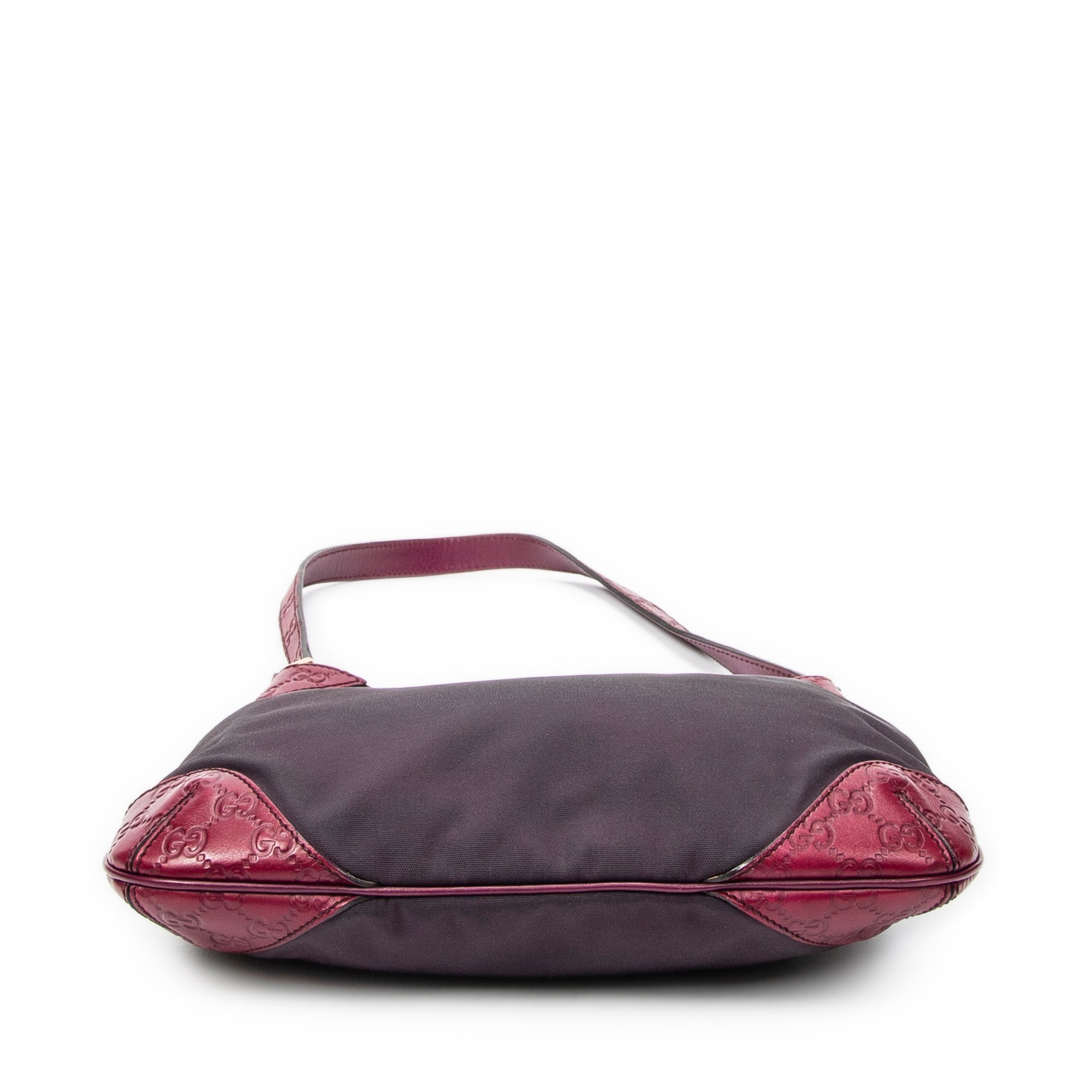 Shoulder Bag Shoulder Hobo Purple Canvas