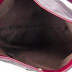 Shoulder Bag Shoulder Hobo Purple Canvas