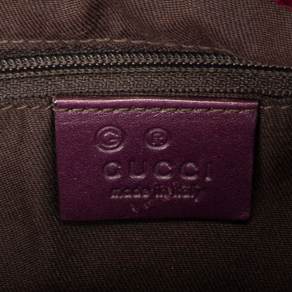 Shoulder Bag Shoulder Hobo Purple Canvas