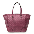 Bolso de hombro Bree Tote Piel Guccissima Morada