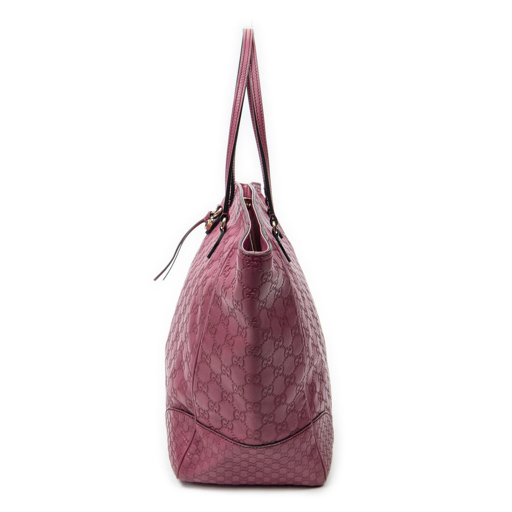 Bolso de hombro Bree Tote Piel Guccissima Morada