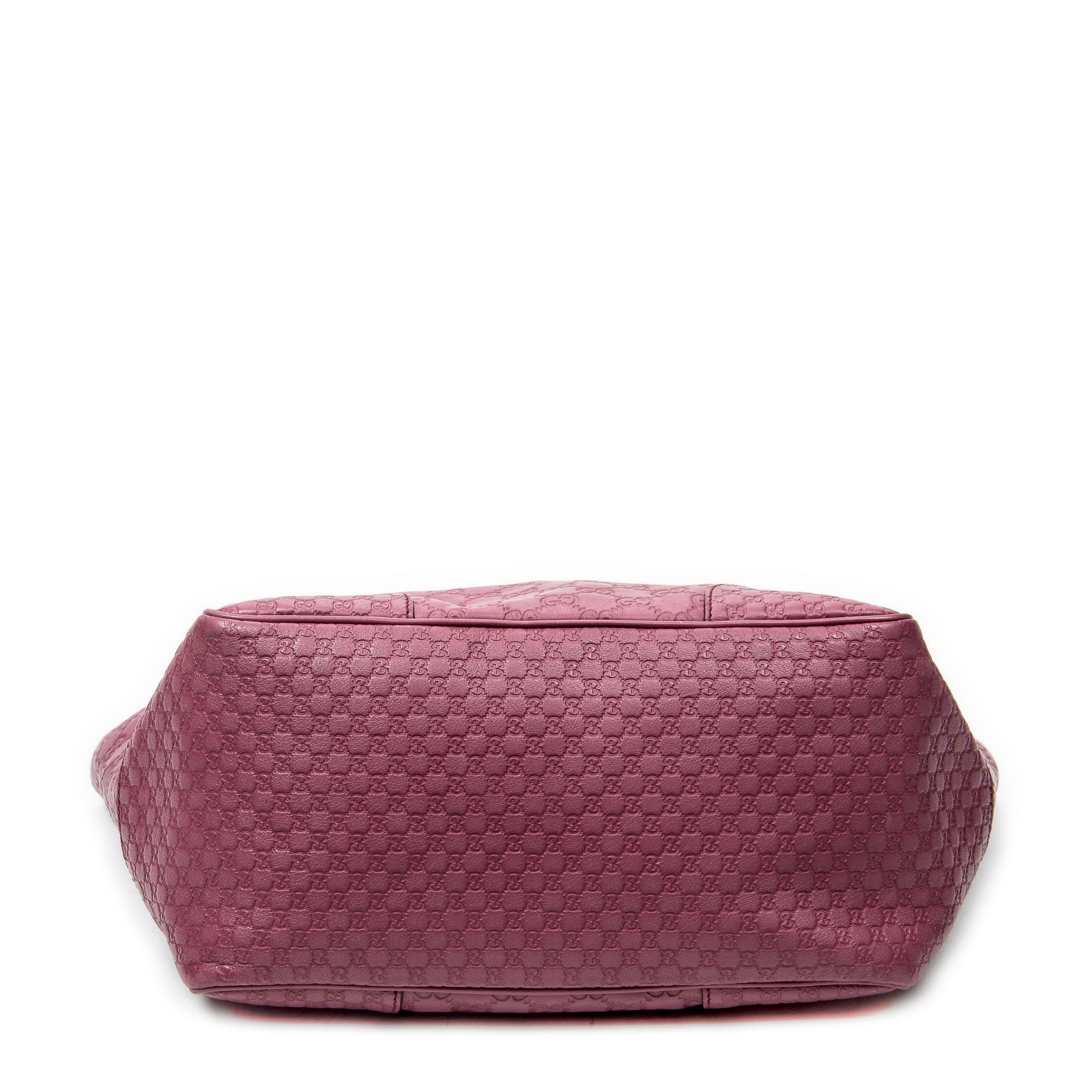Bolso de hombro Bree Tote Piel Guccissima Morada
