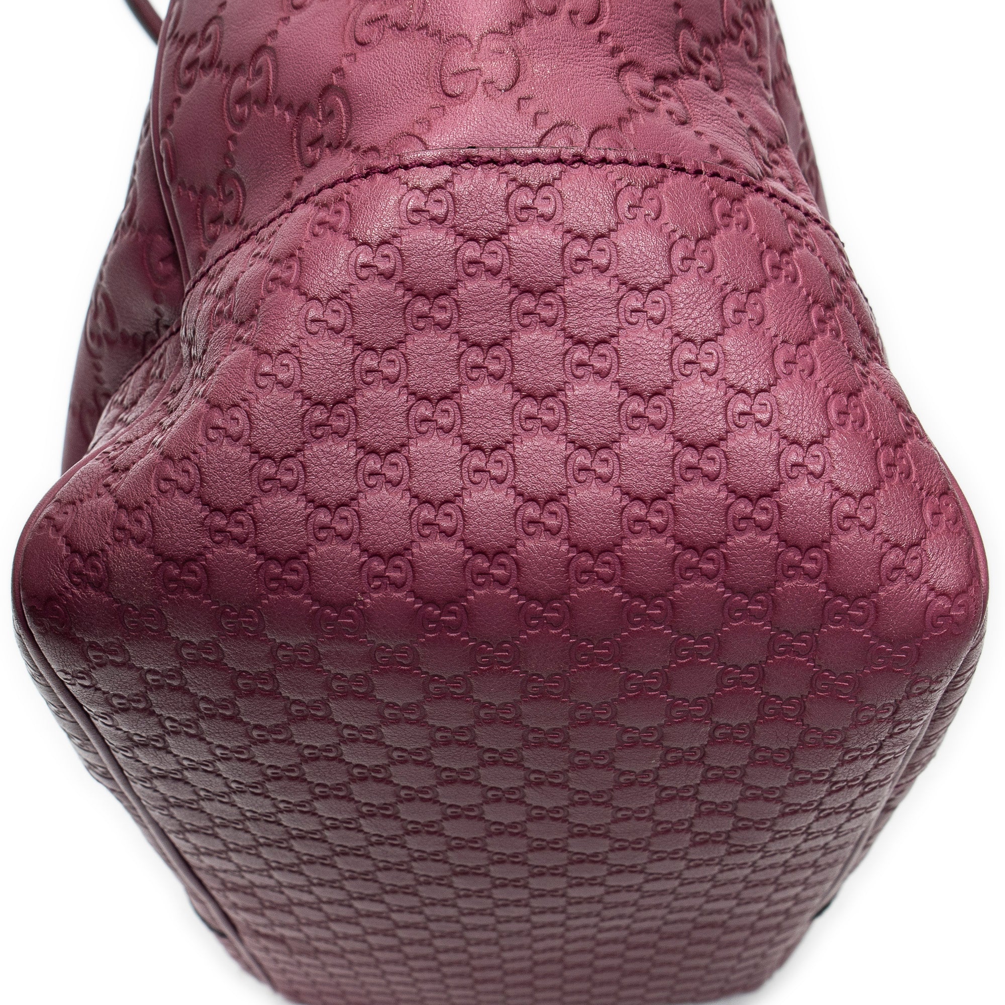 Bolso de hombro Bree Tote Piel Guccissima Morada