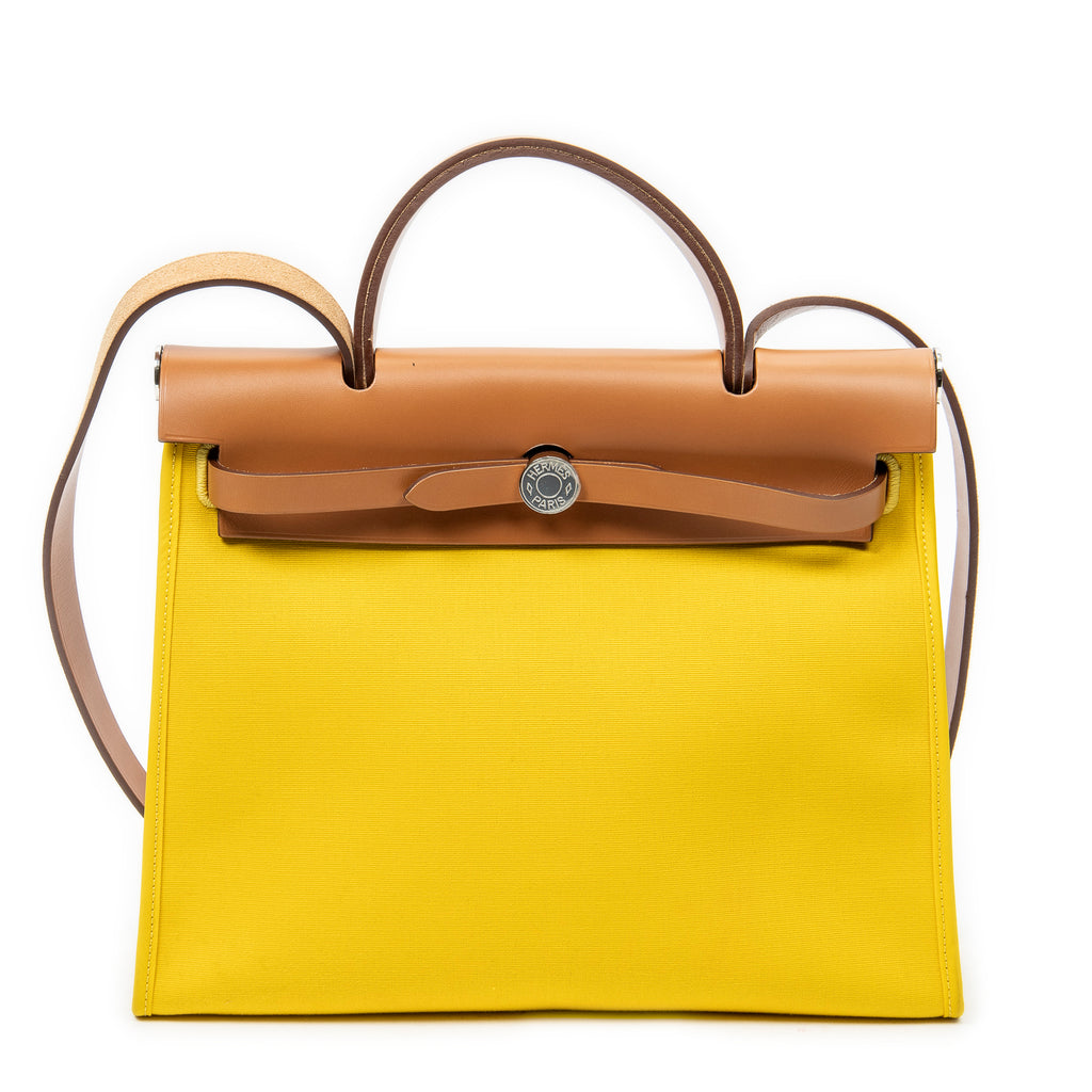 Shoulder Bag Herbag Zip PM Yellow Toile Officier Canvas