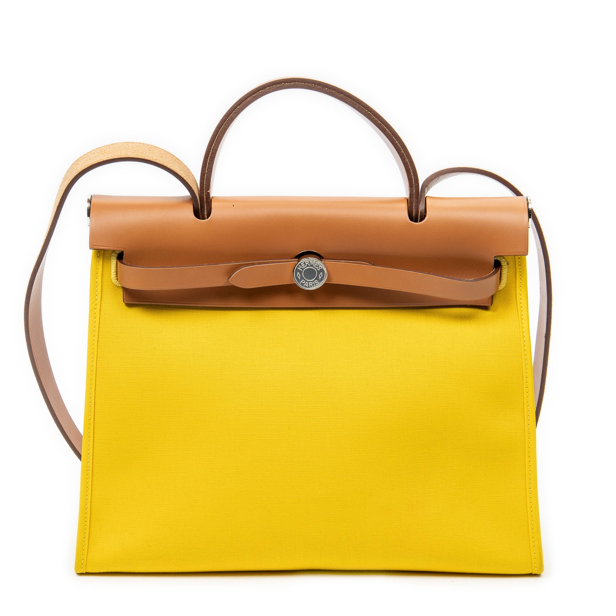 Shoulder Bag Herbag Zip PM Yellow Toile Officier Canvas
